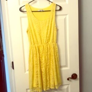 Yellow Forever 21 Dress